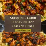 Spicy Cajun Honey Butter Chicken & Pasta Recipe