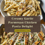 Garlic Parmesan Chicken and Pasta Recipe