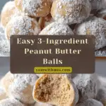 3-Ingredient Peanut Butter Balls Recipe