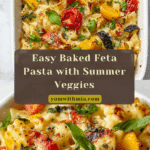 Best Baked Feta Pasta with Vegetables Recipe