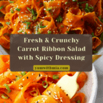 Viral Tiktok Carrot Ribbon Salad Recipe