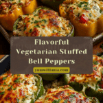 Easy Vegetarian Stuffed Bell Peppers with Rice Recipe