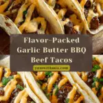 Garlic Butter Honey BBQ Beef Tacos Recipe