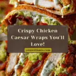 Crispy Chicken Caesar Wraps Recipe