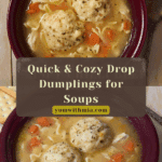 Easy Drop Dumplings Recipe