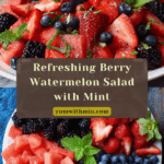 Berry Watermelon Salad With Honey Lime Dressing Recipe