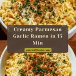 Easy Parmesan Garlic Ramen Recipe