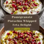 Pomegranate Pistachio Whipped Feta Recipe
