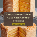 Orange Velvet Cake with Orange Cream Cheese Frosting Recipe