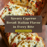 Savory Caprese Bread : A Fresh Italian Bread Recipe