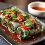 Thai Basil Beef Rolls Recipe