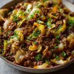 Ground Beef and Chopped Cabbage Recipe