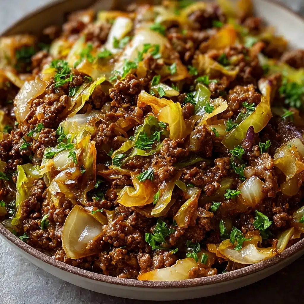 Ground Beef and Chopped Cabbage Recipe - Recipe Image