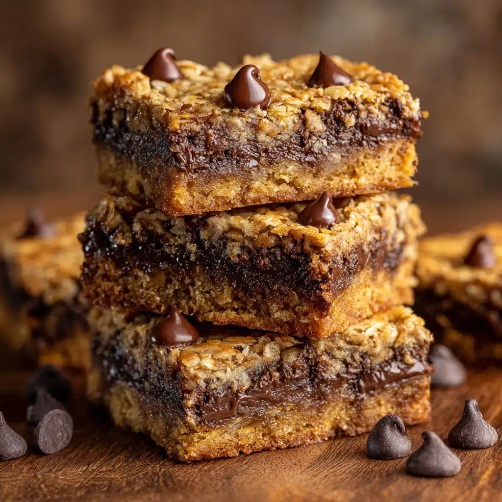 Healthy Chocolate Chip Oatmeal Bars Recipe