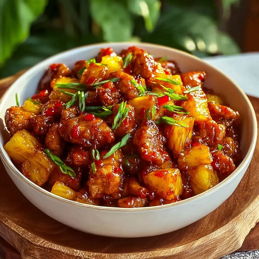 5-Star Brown Sugar Pineapple Chicken : Sweet Dinner Idea Recipe - Recipe Image