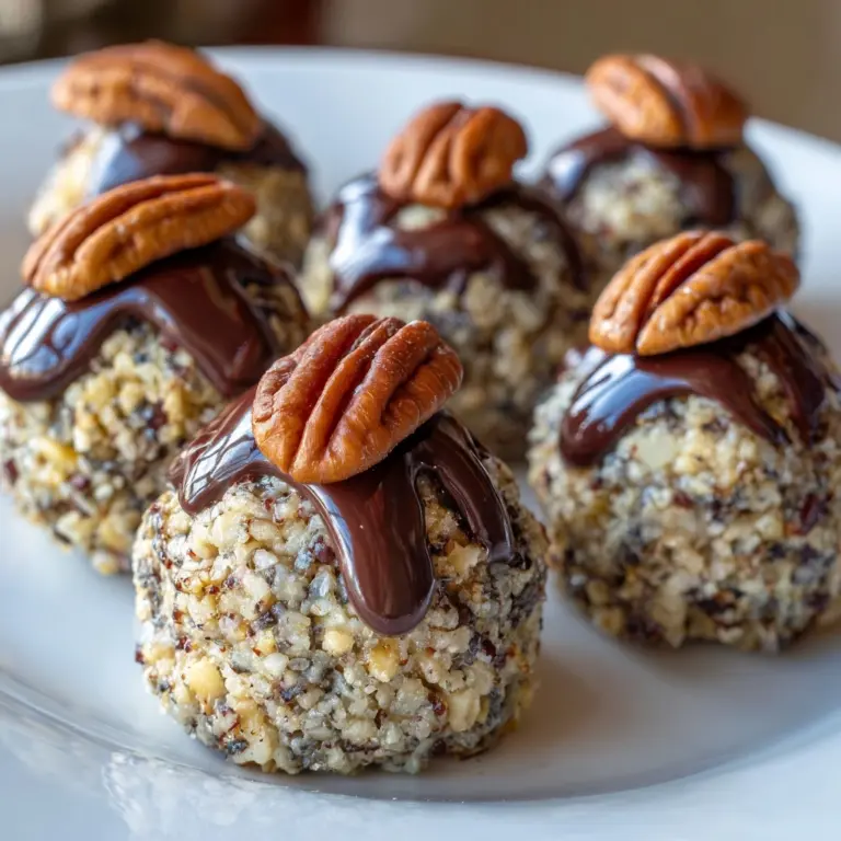No Bake Pecan Pie Balls Recipe