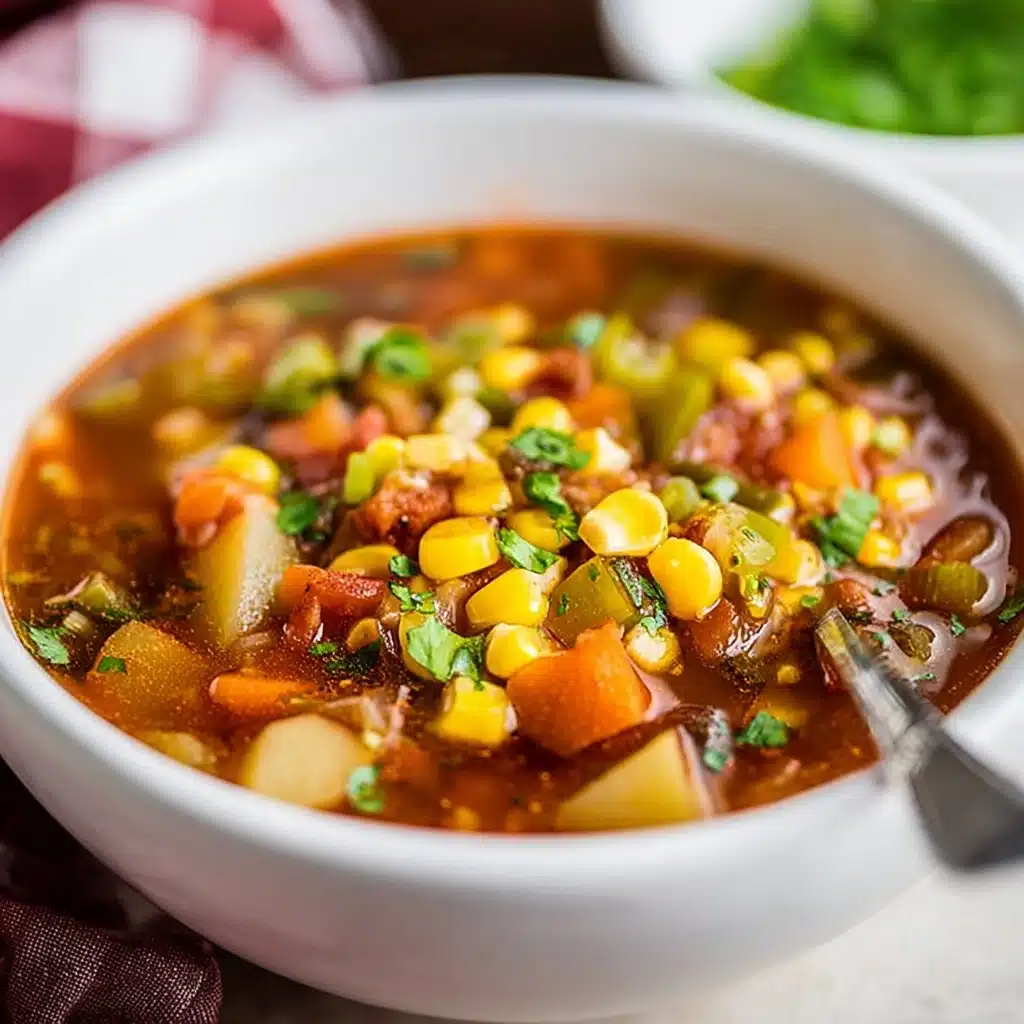 Slow Cooker Beef and Vegetable Soup Recipe