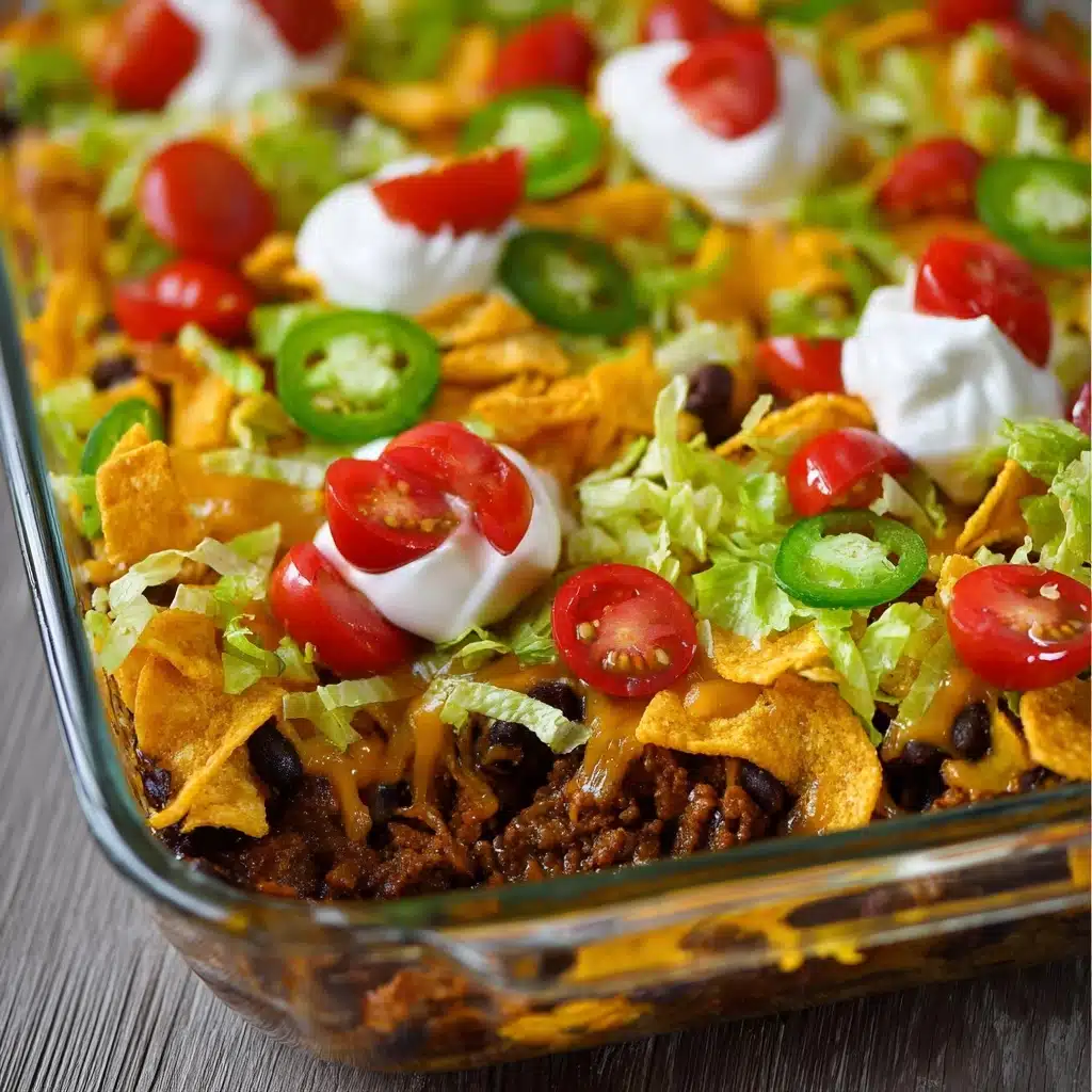 Walking Taco Casserole Recipe - Recipe Image