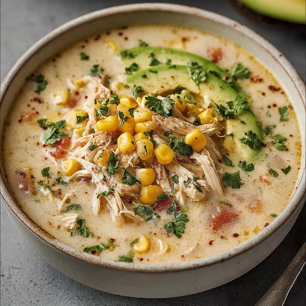 Mexican Street Corn White Chicken Chili Recipe - Recipe Image