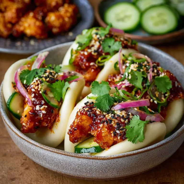 Korean Chicken Bao Recipe