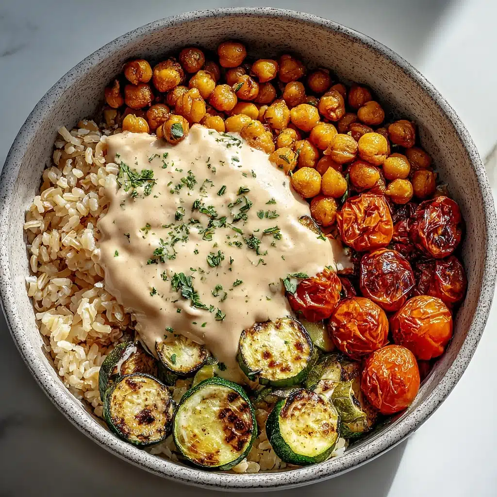 Roasted Chickpea and Veggie Bowl Recipe - Recipe Image