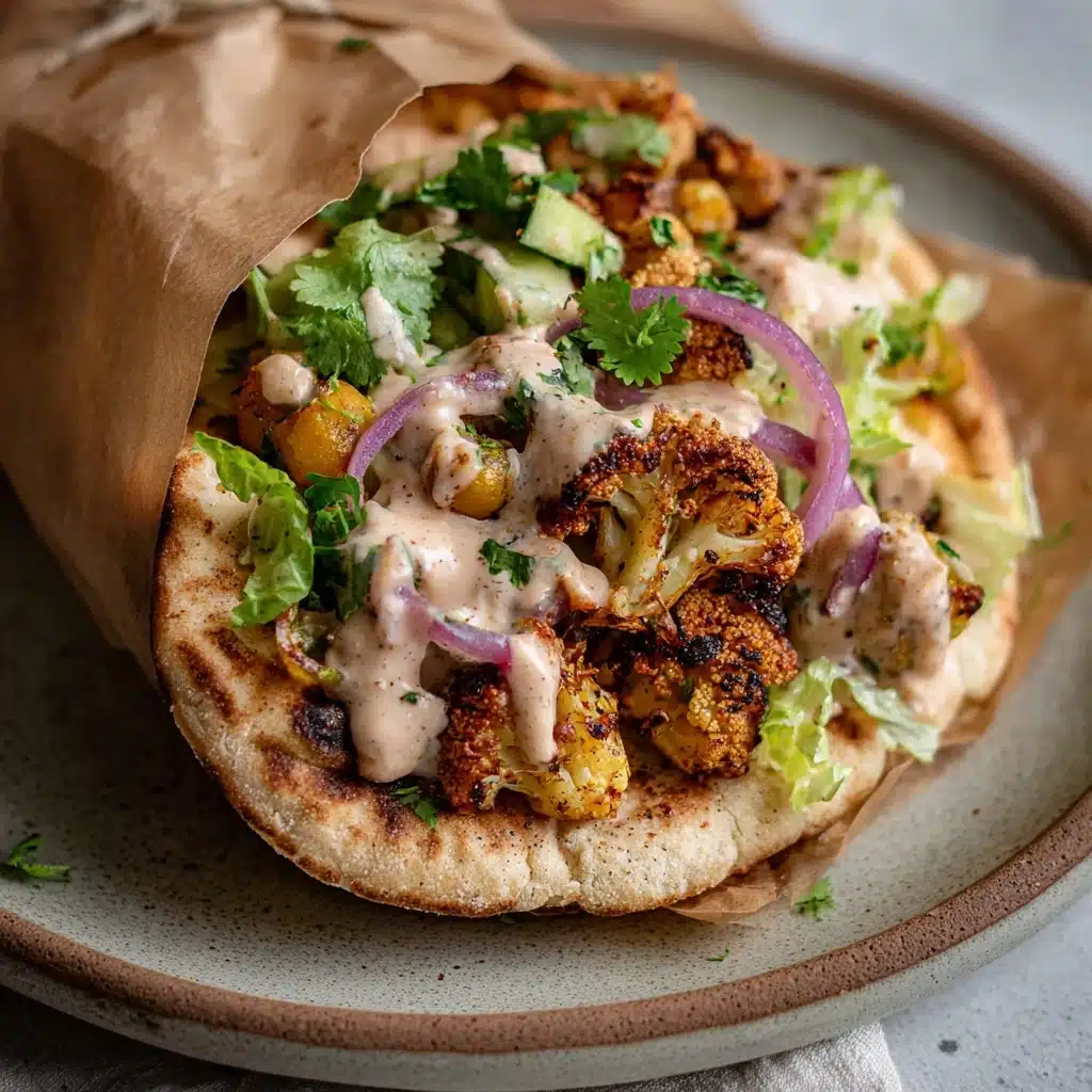 Chili Lime Chickpea Cauliflower Wrap Recipe - Recipe Image
