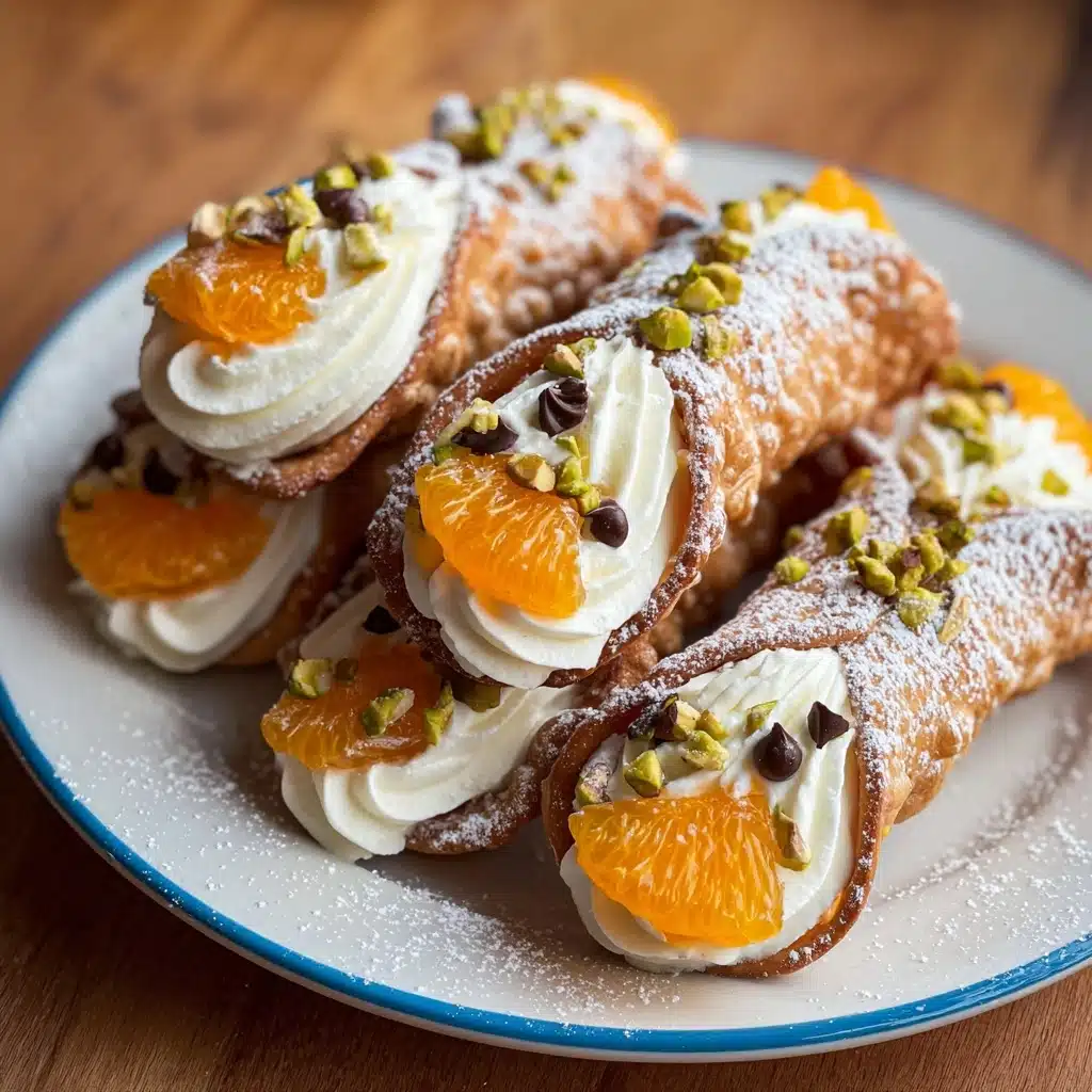 Delicious Homemade Cannoli with a Citrus Twist Recipe - Recipe Image