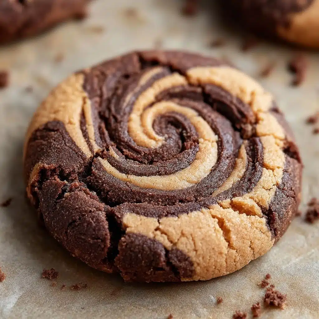 Chocolate-Peanut Butter Swirl Cookies Recipe - Recipe Image