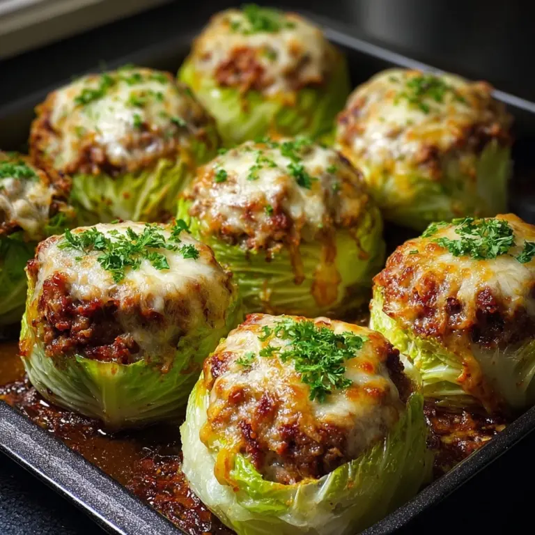 Oven-Baked Cabbage Burgers Recipe