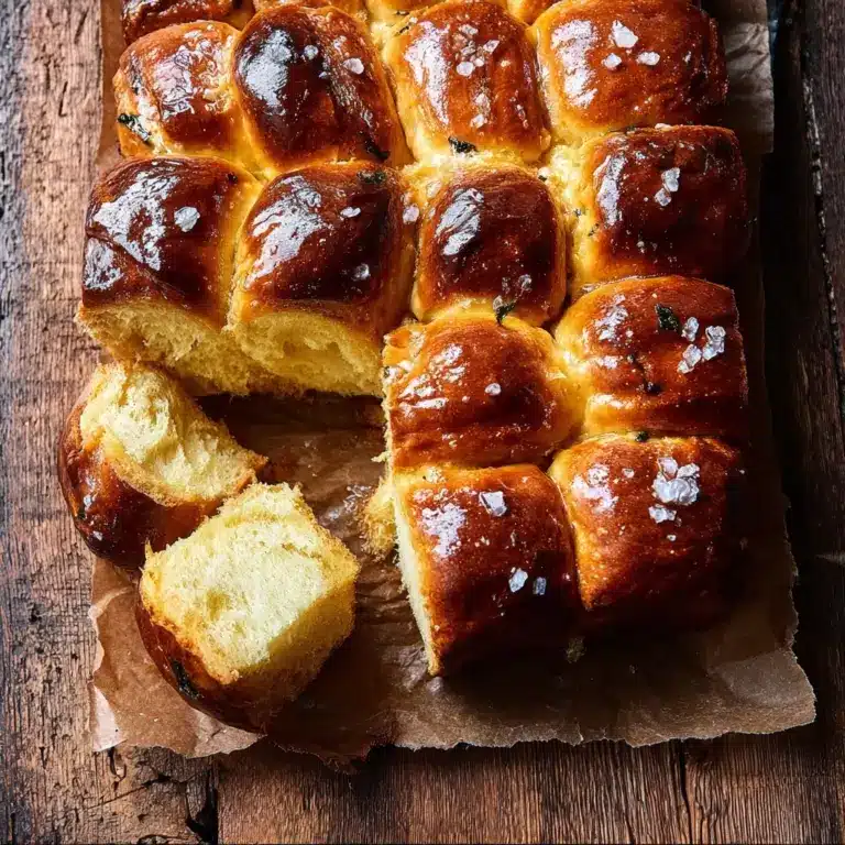Salted Sage Honey Butter Brioche Rolls Recipe
