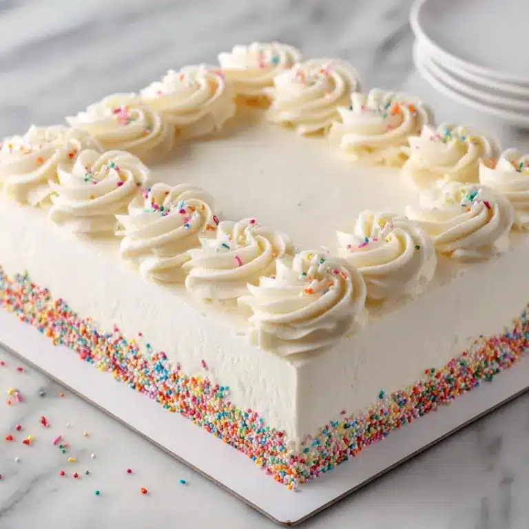 White Texas Sheet Cake Recipe