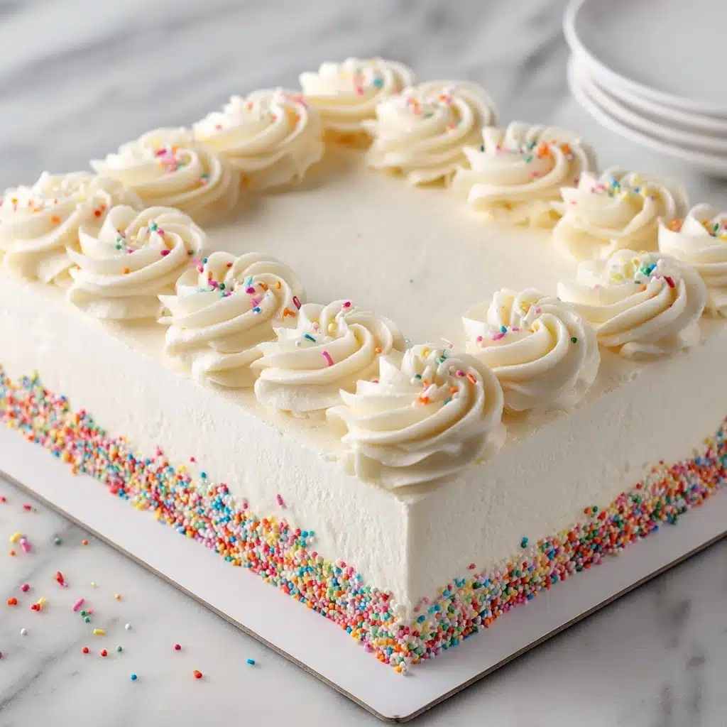 White Texas Sheet Cake Recipe