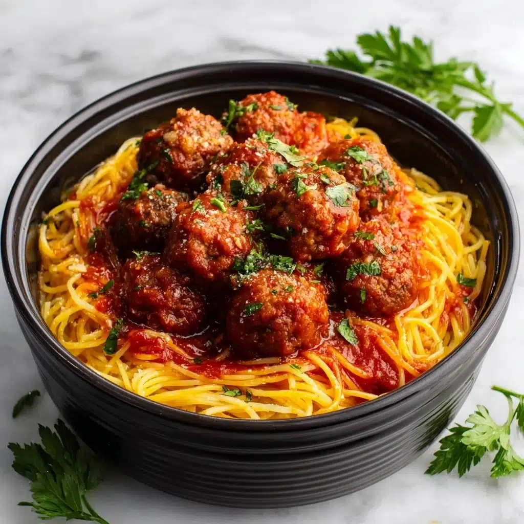 Crockpot Spaghetti and Meatballs Recipe - Recipe Image