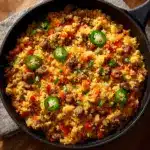 20-Minute Spicy Cauliflower Rice With Ground Turkey Recipe
