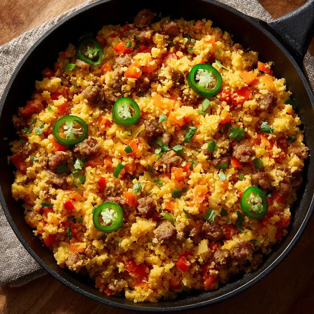 20-Minute Spicy Cauliflower Rice With Ground Turkey Recipe