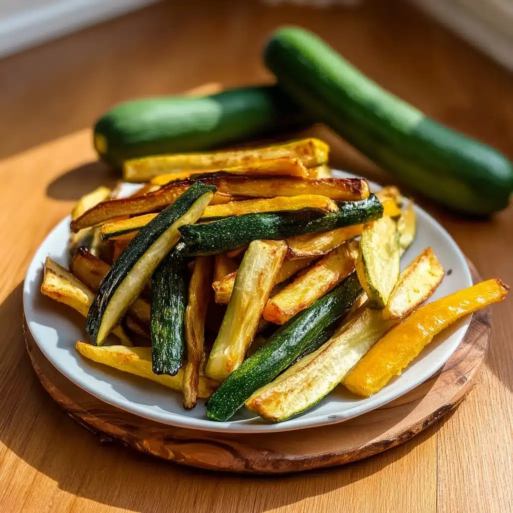 Low Calorie Air Fryer Zucchini Fries Recipe - Recipe Image
