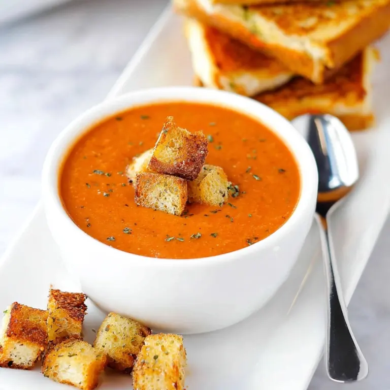 Roasted Tomato Basil Soup Recipe