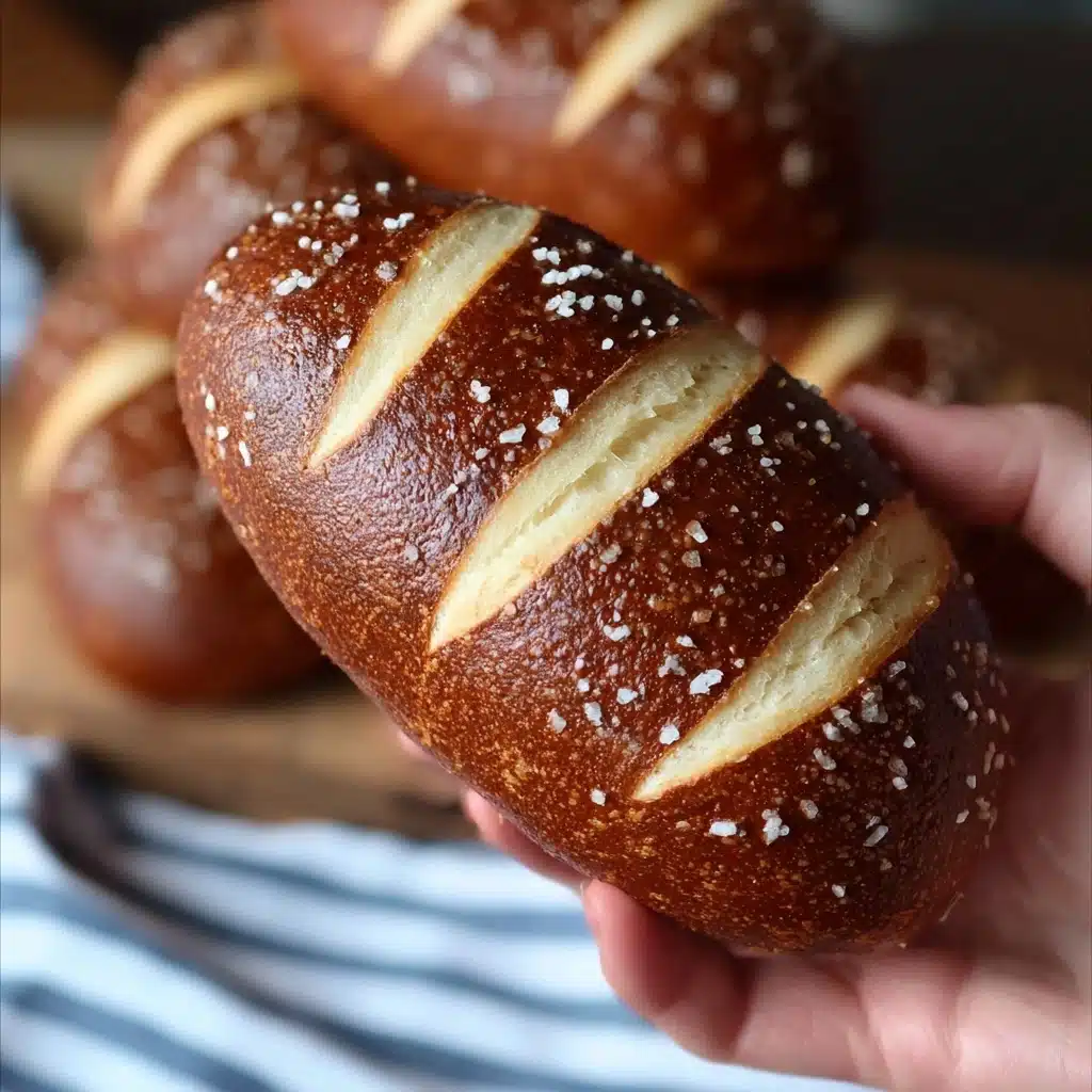 Pretzel Hot Dog Buns Recipe - Recipe Image
