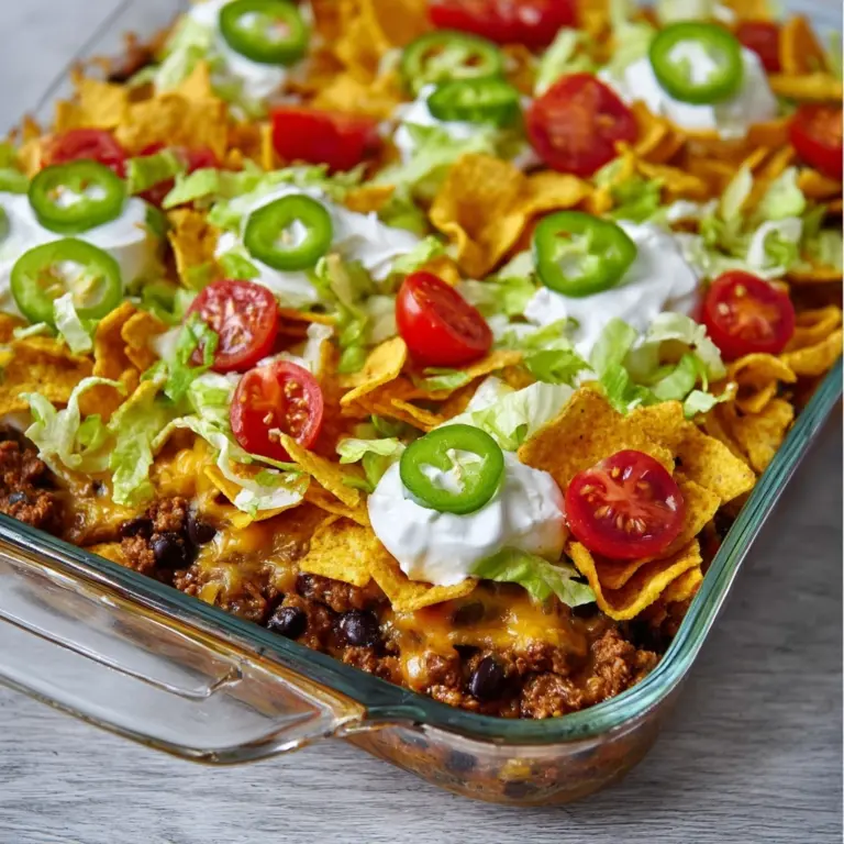 Walking Taco Casserole Recipe