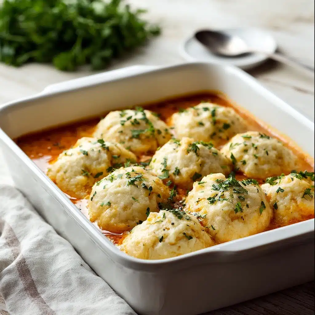 Best Tomato Soup with Cheddar Bay Dumplings Recipe - Recipe Image
