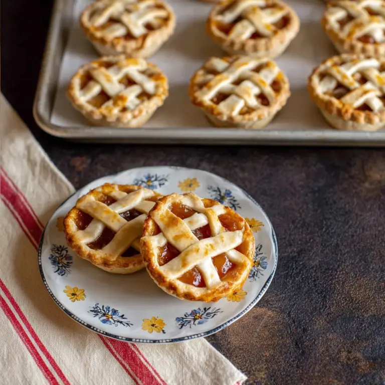 Mini Mason Jar Lid Strawberry Pies Recipe