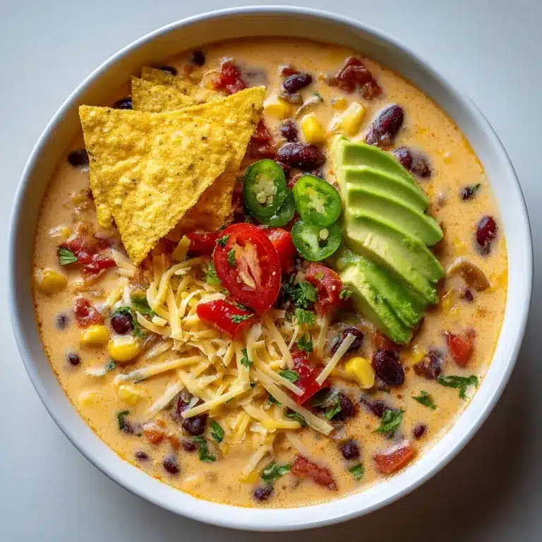 Crockpot Vegetarian Tortilla Soup Recipe