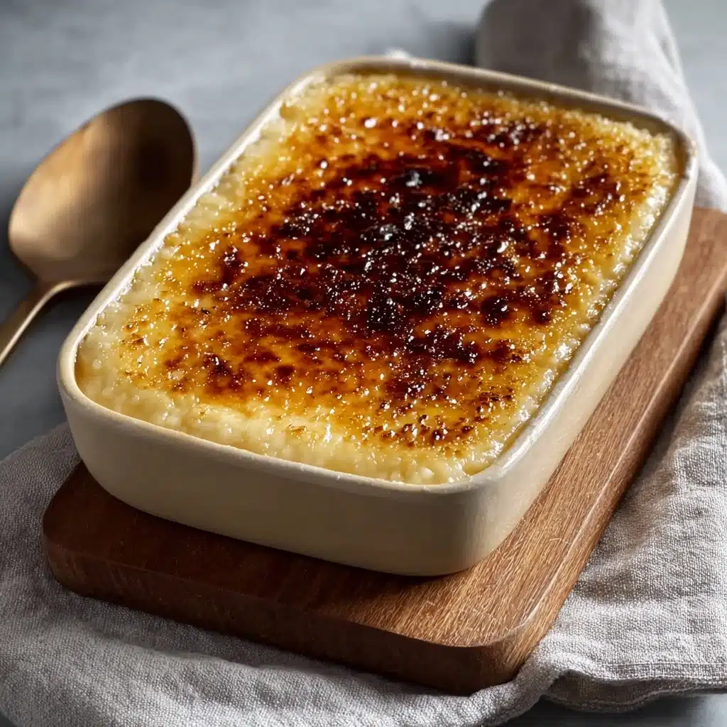 Creamy Condensed Milk Baked Rice Pudding Recipe - Recipe Image