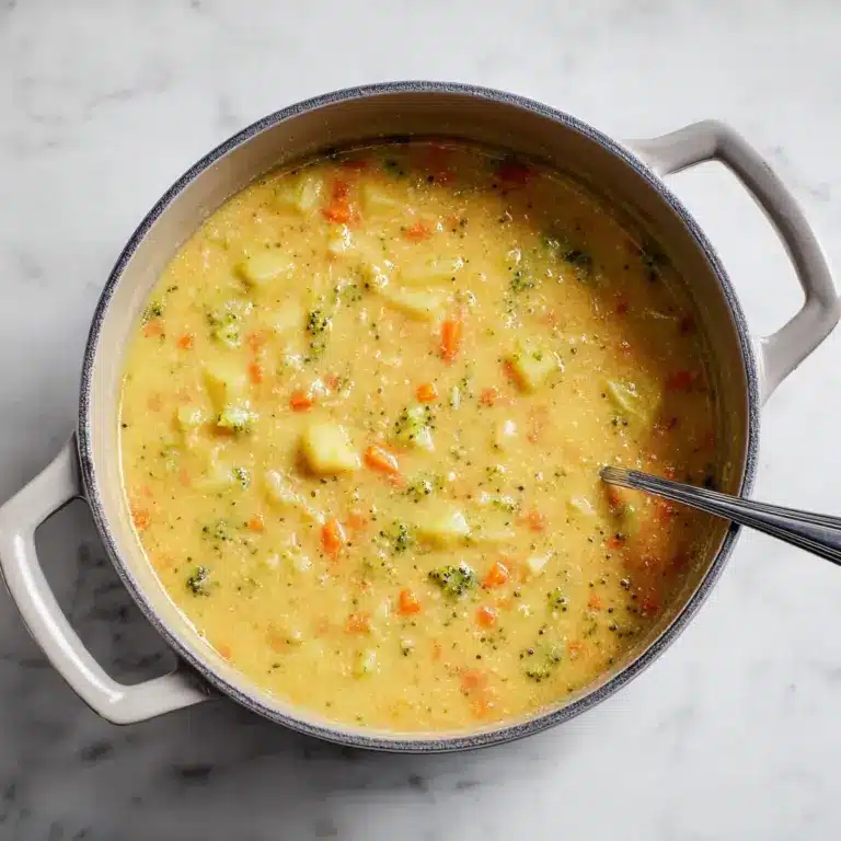 Broccoli Potato Cheese Soup Recipe