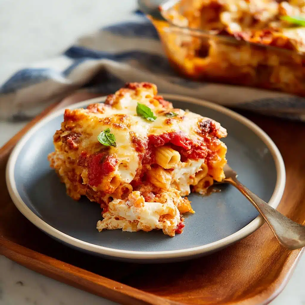 Baked Ziti with Roasted Vegetables Recipe - Recipe Image