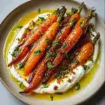 Roasted Carrots with Whipped Ricotta and Hot Honey Recipe