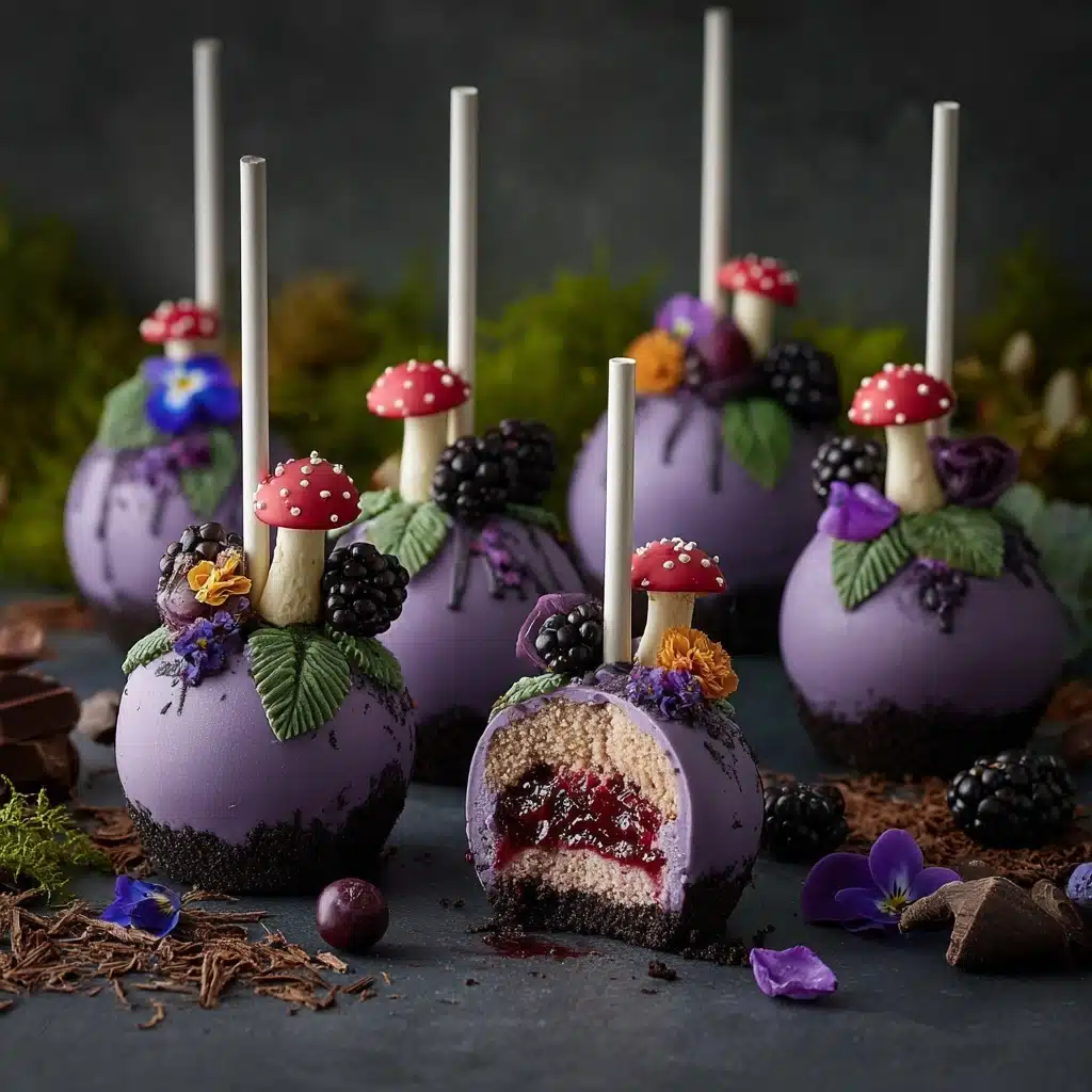 Forbidden Forest Blackberry Cheesecake Pops Recipe