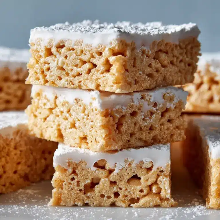 Gingerbread Rice Krispie Treats Recipe