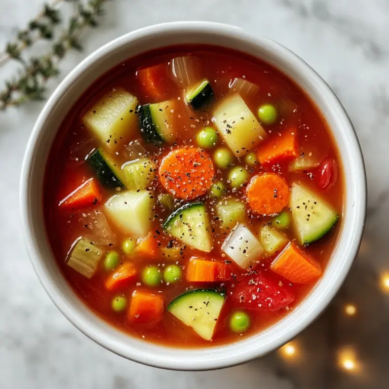 Vegetable Soup Recipe