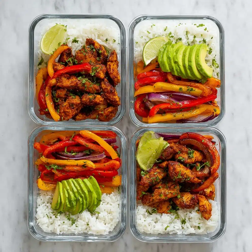 Chicken Fajita Meal Prep Bowls Recipe